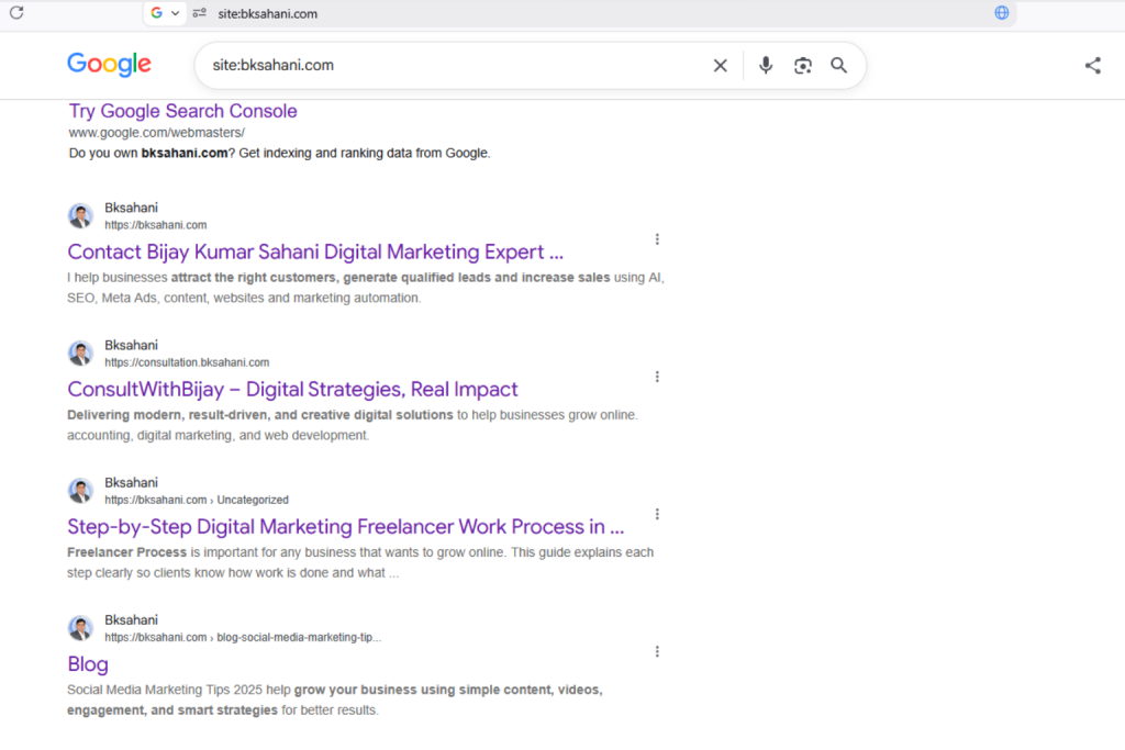 SEO growth and improved website search performance